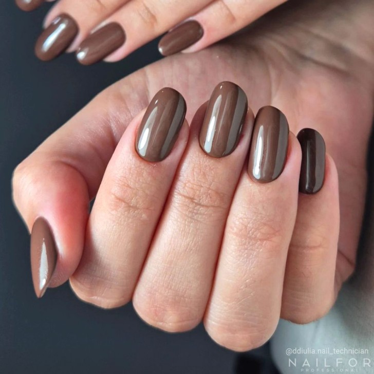 Semi-permanent nail polish color: Chic SEMI-PERMANENT NAIL POLISH - 467N Hazelnut Nailfor €7.99