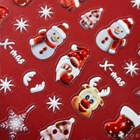 nail art decoration nail reconstruction Stickers CHRISTMAS ADHESIVES - ST720 Nailfor €1.99