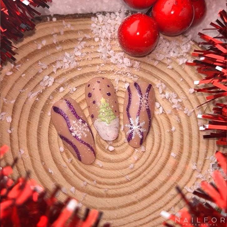 Décoration nail art reconstruction ongulaire Stickers ADHÉSIFS DE NOËL - ST723 Nailfor 1,99 €