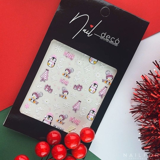 decorazione nail art ricostruzione unghie STICKERS ADESIVI NATALE - ST726 Nailfor 1,99 € 2