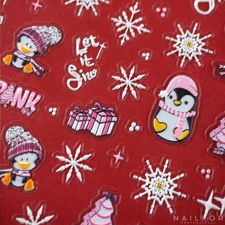 nail art decoration nail reconstruction Stickers CHRISTMAS ADHESIVES - ST726 Nailfor €1.99