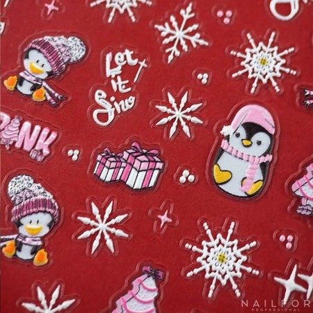 nail art decoration nail reconstruction Stickers CHRISTMAS ADHESIVES - ST726 Nailfor €1.99