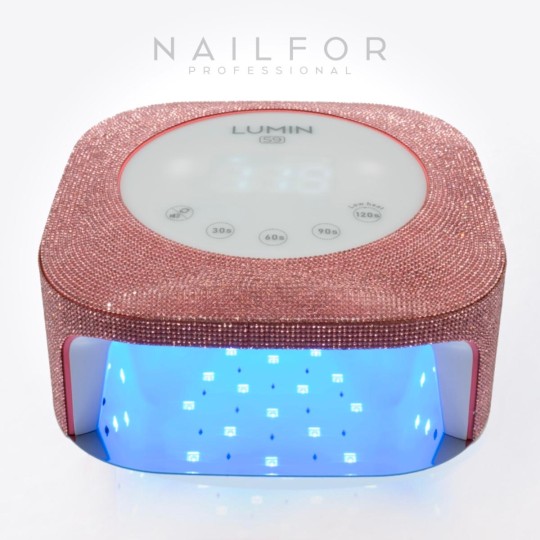 Equipo de reconstrucción de uñas: LÁMPARA Uv Led Lumin S9 Pink Strass 48W con Display , Timer , Sensor Automático 49,99€ 2