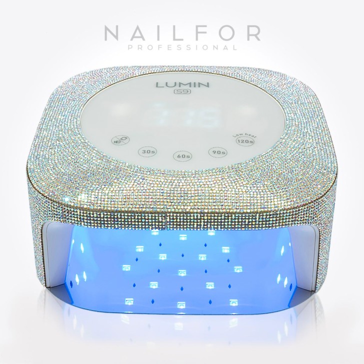 Equipo de reconstrucción de uñas: LÁMPARA Led Uv Lumin S9 White Strass 48W con Display , Timer , Sensor Automático 49,99€