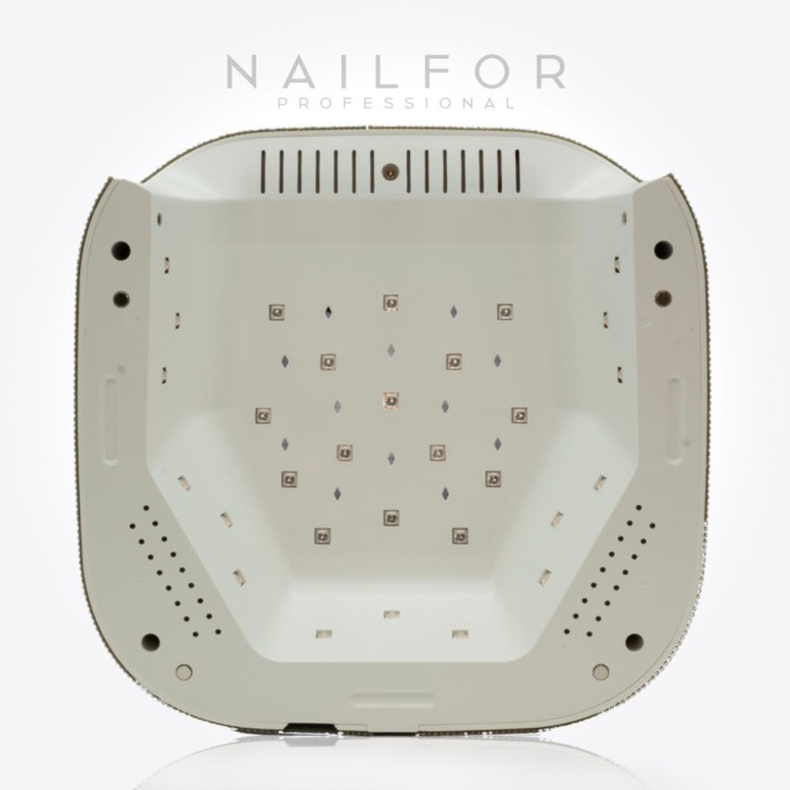 Équipement de reconstruction des ongles : LAMPE Uv Led Lumin S9 White Strass 48 W avec Display , Timer et capteur automatique 49