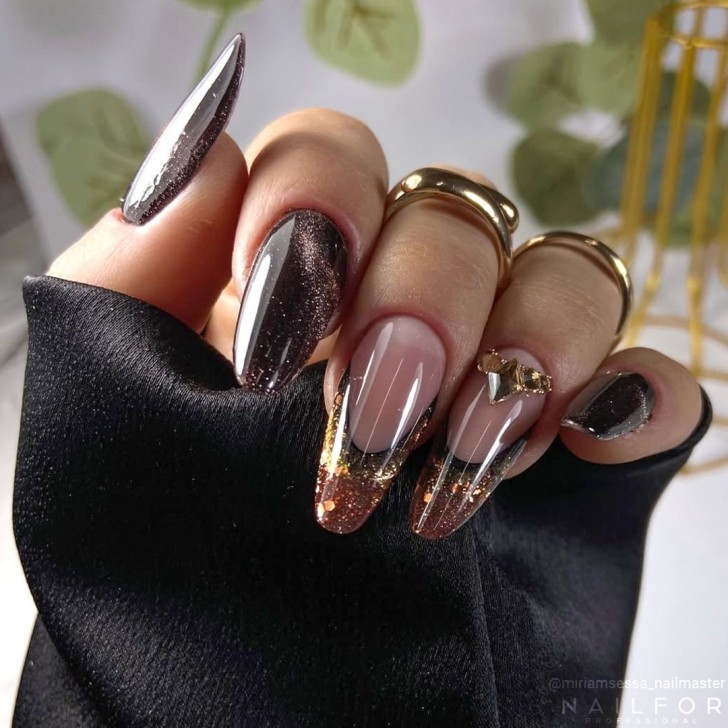 Vernis à ongles semi-permanent couleur : New Cat eye 5d 45 Satin Nailfor pour 11,99 €