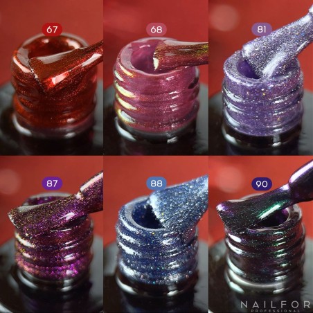 Semipermanente smalto colore per unghie: CAT EYE 5D - 90 Nailfor 11,99 €