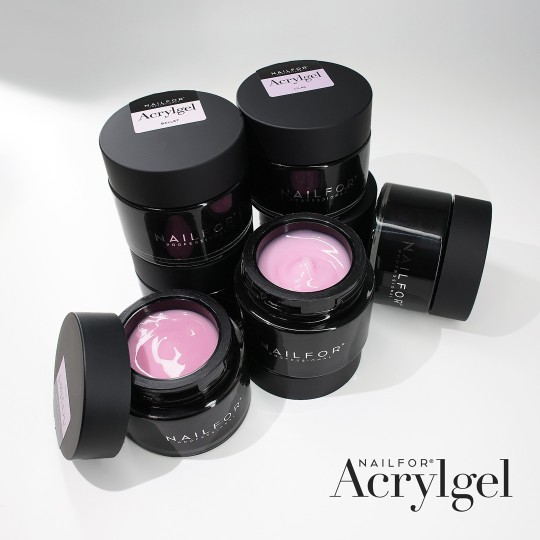 Gel de Reconstruction pour Ongles AcrylGel POT - Pink Peony 50ML Nailfor 18,99 € 2