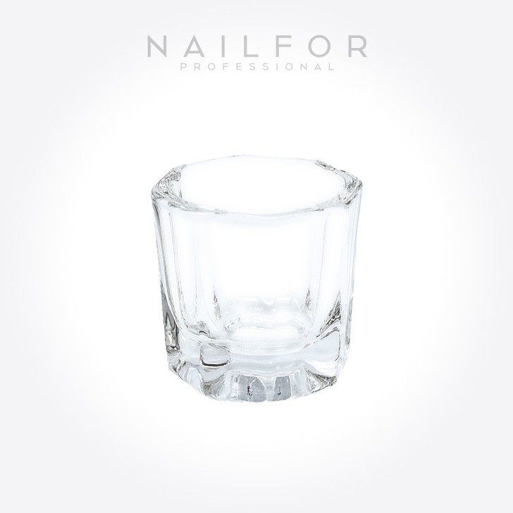 accessori per unghie, nails nail art alta qualità BICCHIERINO IN VETRO PER ACRILICO Nailfor 1,49 € Nailfor