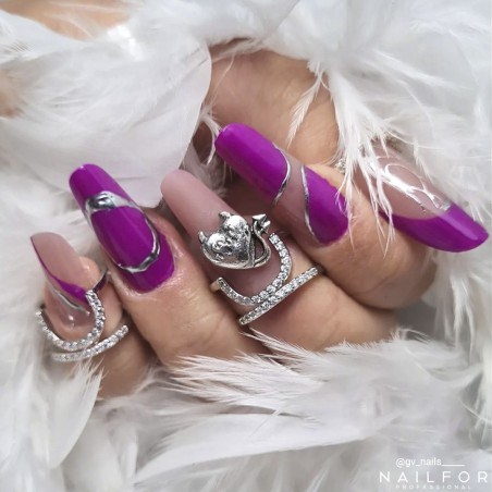 Line Gel Color - Silver Mirror 28