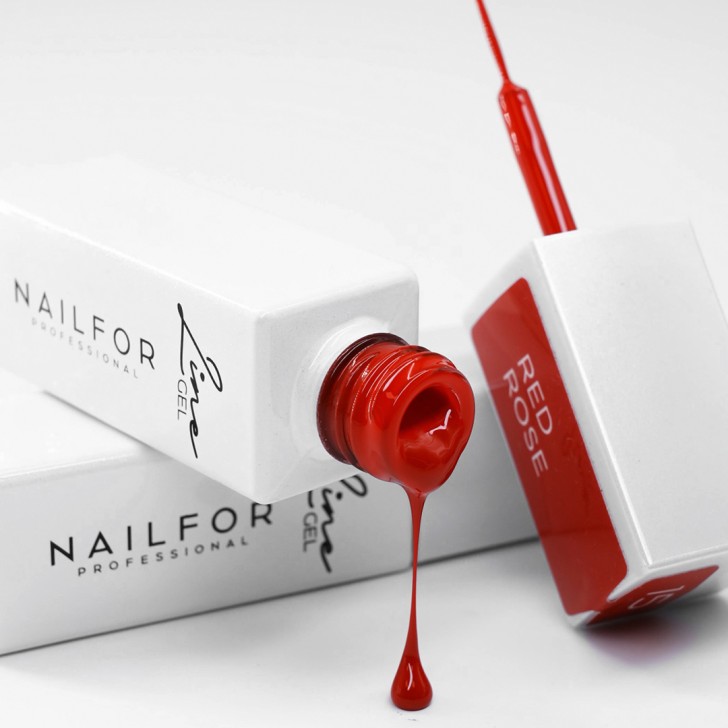 Line Gel Color - Red Rose 15