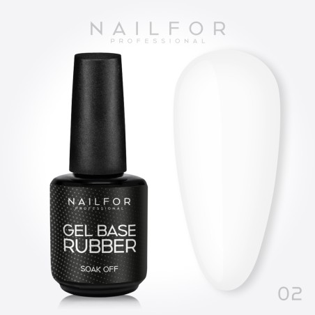 Semi-permanent nail polish color: White Milk 02 - Semi-permanent Base Rubber Nailfor Gel €10.99 Semi-permanent nail polish color: White Milk 02 - Semi-permanent Base Rubber Nailfor Gel €10.99