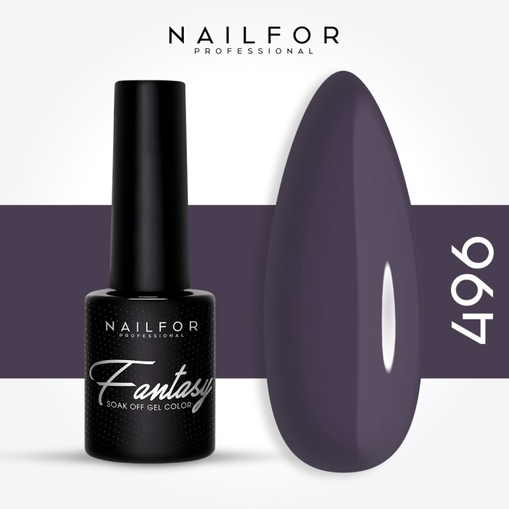 Semipermanente smalto colore per unghie: FANTASY Smalto Gel Semipermanente - 496 Nailfor 6,99 €