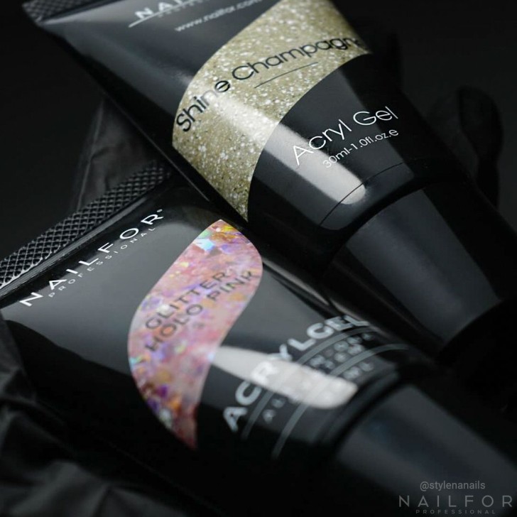 Gel de reconstruction des ongles AcrylGel Shine Champagne 60ML Nailfor 18,99 €