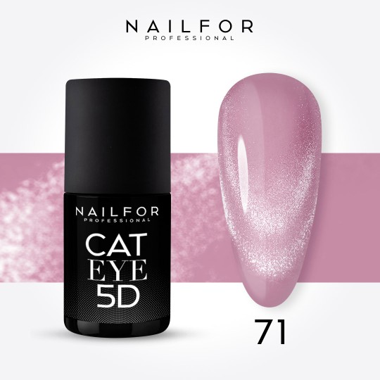 Semipermanente smalto colore per unghie: CAT EYE 5D - 71 Nailfor 12,99 €