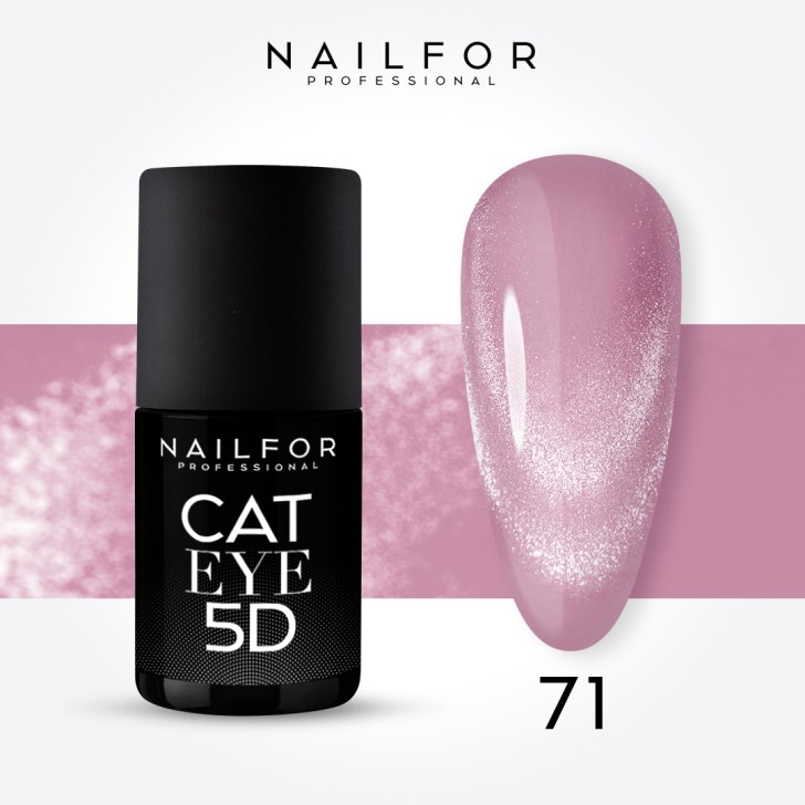Semi-permanent nail polish color: Cat eye 5d - 71 Nailfor €11.99