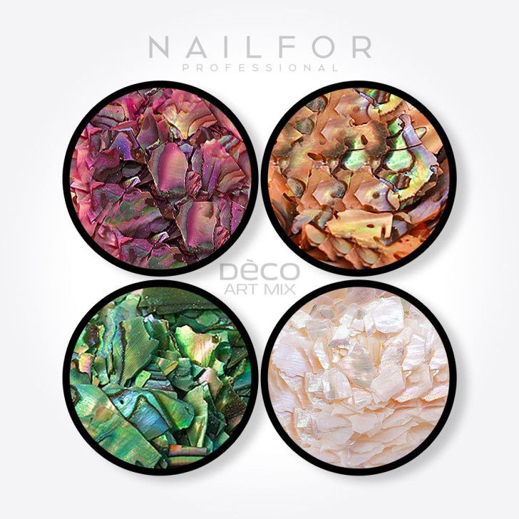 nail art decoration nail reconstruction Deco art mix - 031 SHELLS Nailfor €6.99