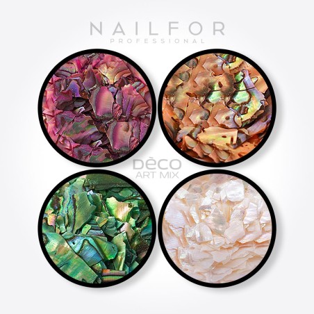 nail art decoration nail reconstruction Deco art mix - 031 SHELLS Nailfor €6.99