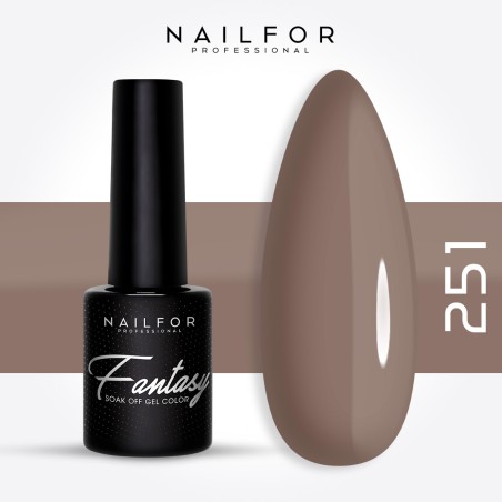 Semi-permanent nail polish color: Fantasy Semi-permanent Gel Polish - 251 Nailfor €6.99 Semi-permanent nail polish color: Fantasy Semi-permanent Gel Polish - 251 Nailfor €6.99
