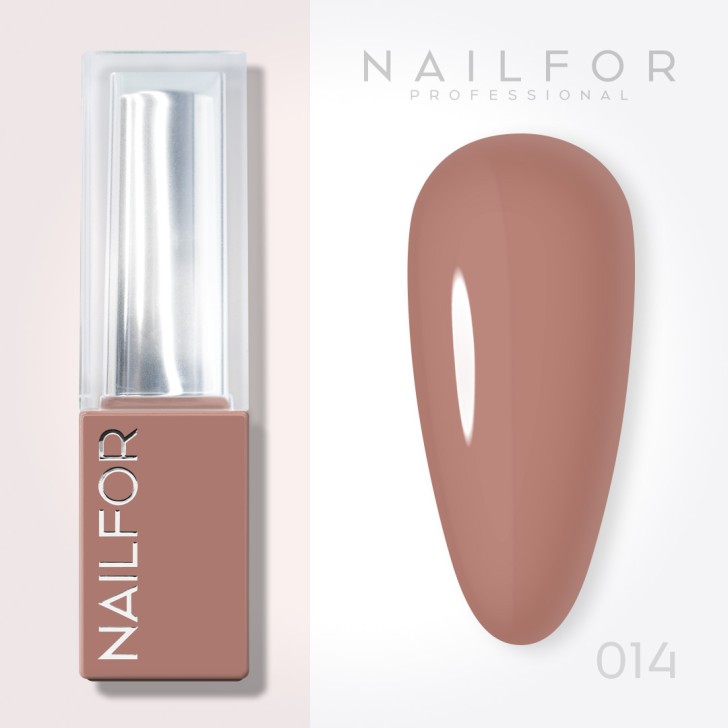Aura SEMI-PERMANENT NAIL POLISH - 014 Ivory