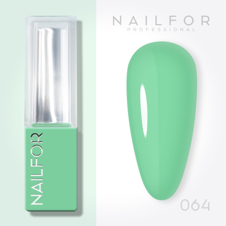 VERNIS À ONGLES SEMI-PERMANENT Aura - 064 Émeraude