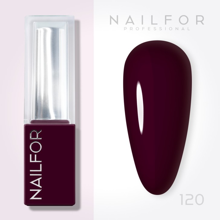 Aura SEMI-PERMANENT NAIL POLISH - 120 Ruby