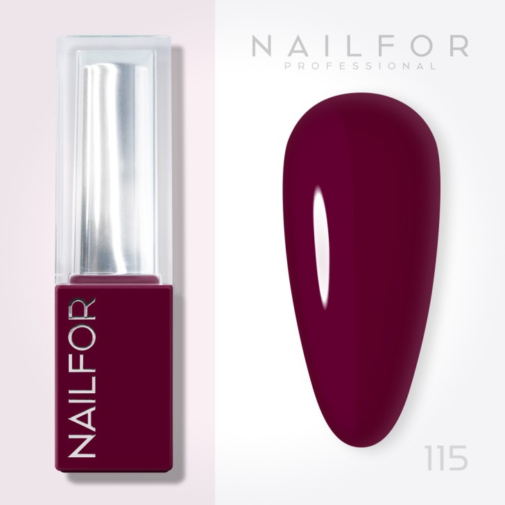 Aura SEMI-PERMANENT NAIL POLISH - 115 Aquaflame