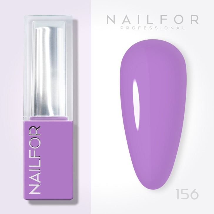 Aura SEMI-PERMANENT NAIL POLISH - 156 Plum