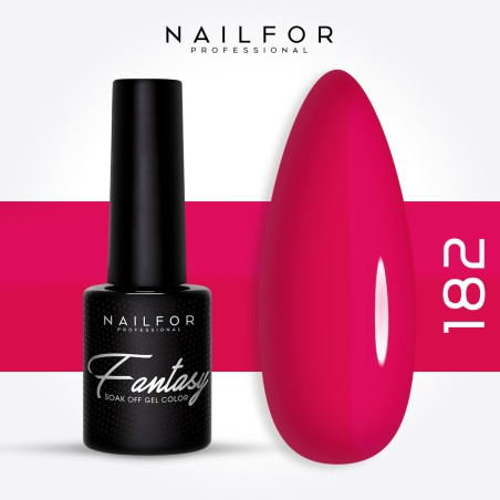 Semipermanente smalto colore per unghie: FANTASY Smalto Gel Semipermanente - 182FAN Viva Magenta Nailfor 6,99 €