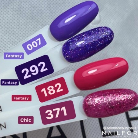 Vernis à ongles semi-permanent couleur : Fantasy Semi-permanent Gel Polish - 182FAN Viva Magenta Nailfor 6,99 €