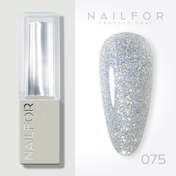 Aura SEMI-PERMANENT NAIL POLISH - 075 Dazzle