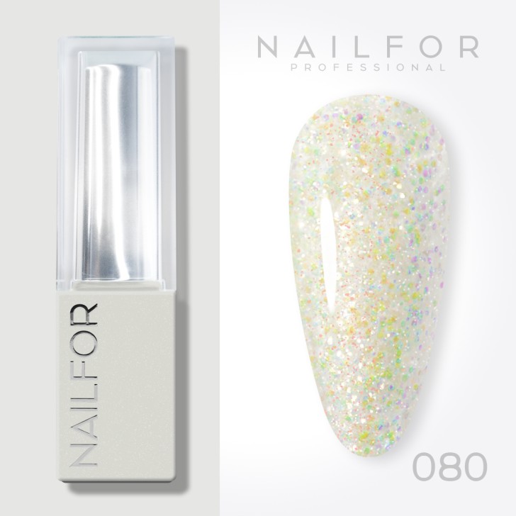 Aura SEMI-PERMANENT NAIL POLISH - 080 Flash