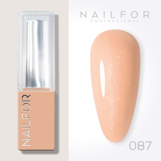 AURA SMALTO SEMIPERMANENTE - 087 Peach Sparkle