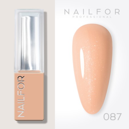 AURA SMALTO SEMIPERMANENTE - 087 Peach Sparkle