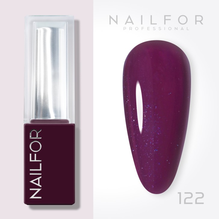 Aura SEMI-PERMANENT NAIL POLISH - 122 Vivid