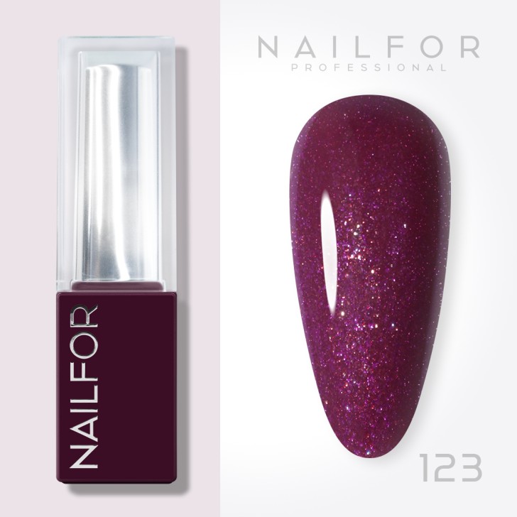 Aura SEMI-PERMANENT NAIL POLISH - 123 Brick