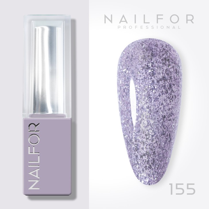 Aura SEMI-PERMANENT NAIL POLISH - 155 Orchid
