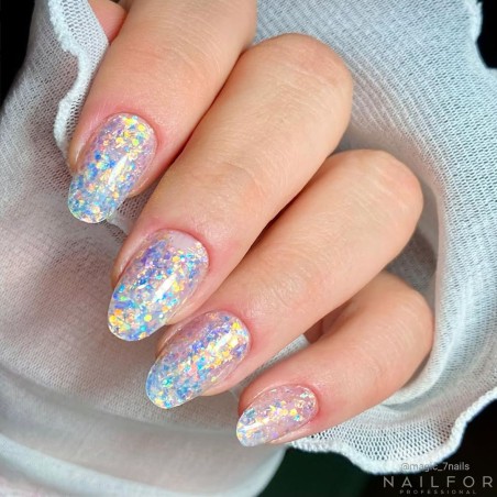 Gel de Uñas Reconstrucción AcrylGel Glitter Holo Sky 30ML Nailfor 10,99€