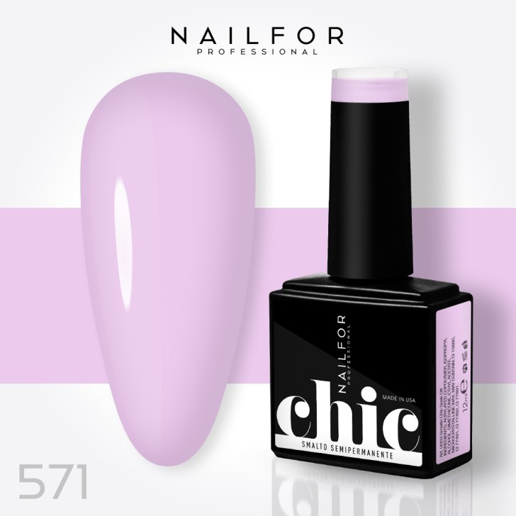 Esmalte de uñas semipermanente color: Chic ESMALTE DE UÑAS SEMIPERMANENTE - 571 Nailfor 7,99 €