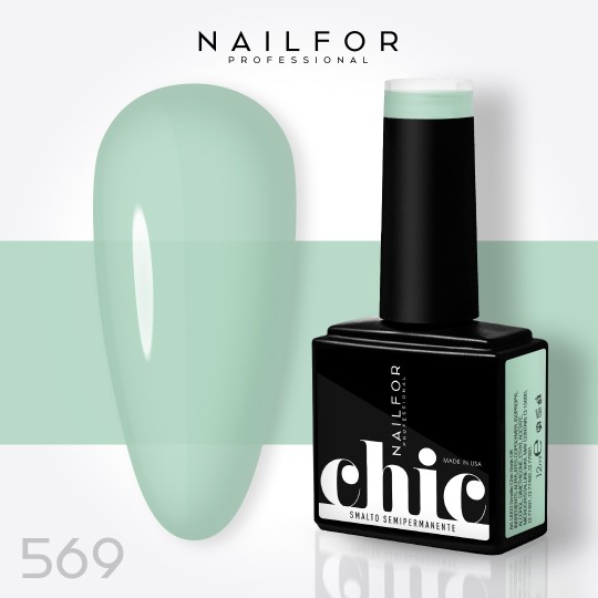 Semi-permanent nail polish color: Chic SEMI-PERMANENT NAIL POLISH - 569 Nailfor €7.99