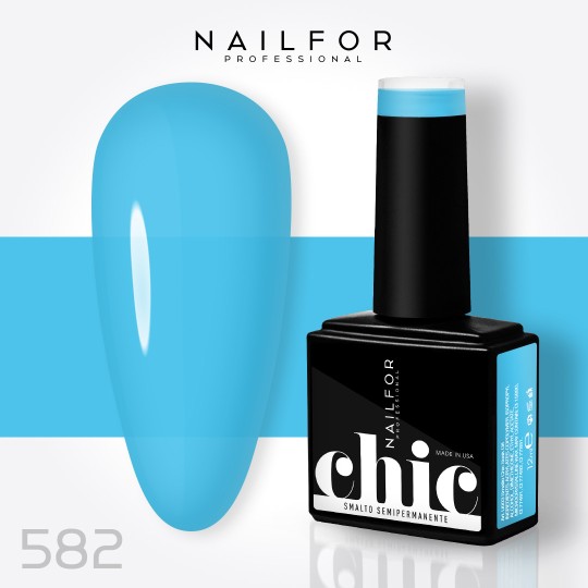 Semi-permanent nail polish color: Chic SEMI-PERMANENT NAIL POLISH - 582 Nailfor €7.99