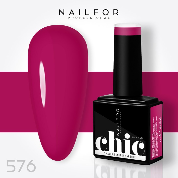 Esmalte de uñas semipermanente color: Chic ESMALTE DE UÑAS SEMIPERMANENTE - 576 Nailfor 7,99 €