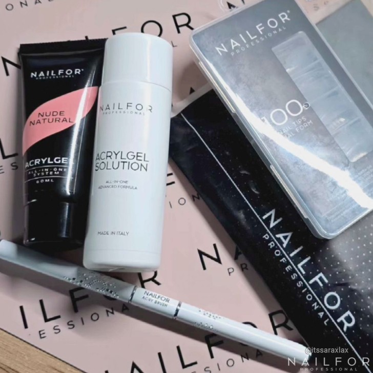 Gel per unghie ricostruzione Acrylgel Solution 125ml Nailfor 5,99 €