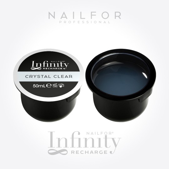 2X RICARICA INFINITY GEL - BUILDER CRYSTAL CLEAR 50ML...