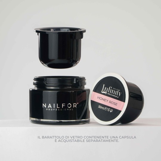 2X RICARICA INFINITY GEL - BUILDER HONEY ROSE 50ML 2