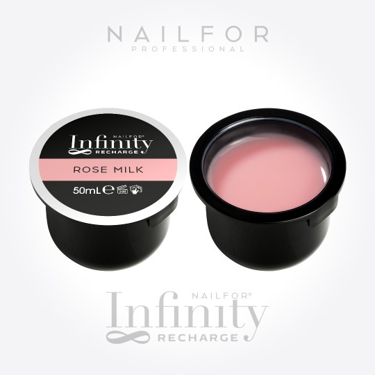 2X RICARICA INFINITY GEL - BUILDER ROSE MILK 50ML (2x50ml)