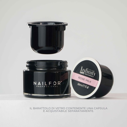 2X RICARICA INFINITY GEL - BUILDER ROSE MILK 50ML (2x50ml) 2