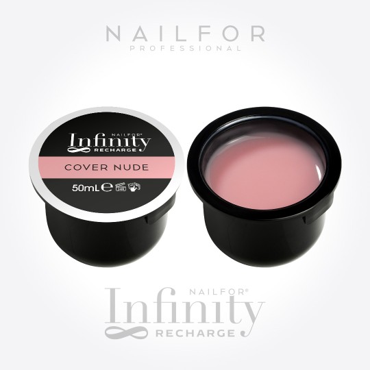 2X RICARICA INFINITY GEL - BUILDER COVER NUDE 50ML