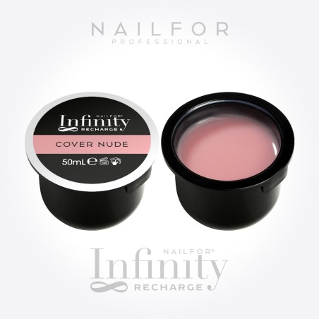 2X RICARICA INFINITY GEL - BUILDER COVER NUDE 50ML