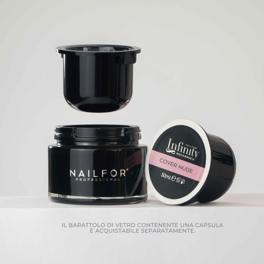 2X RICARICA INFINITY GEL - BUILDER COVER NUDE 50ML (2x50ml) 2